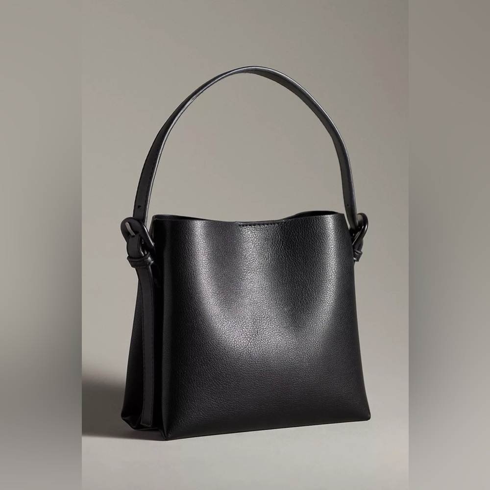 Anthropologie Mini Buckle Strap Tote